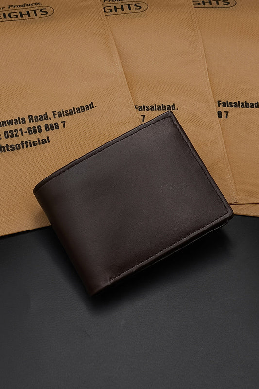 chocolate brown leather wallet